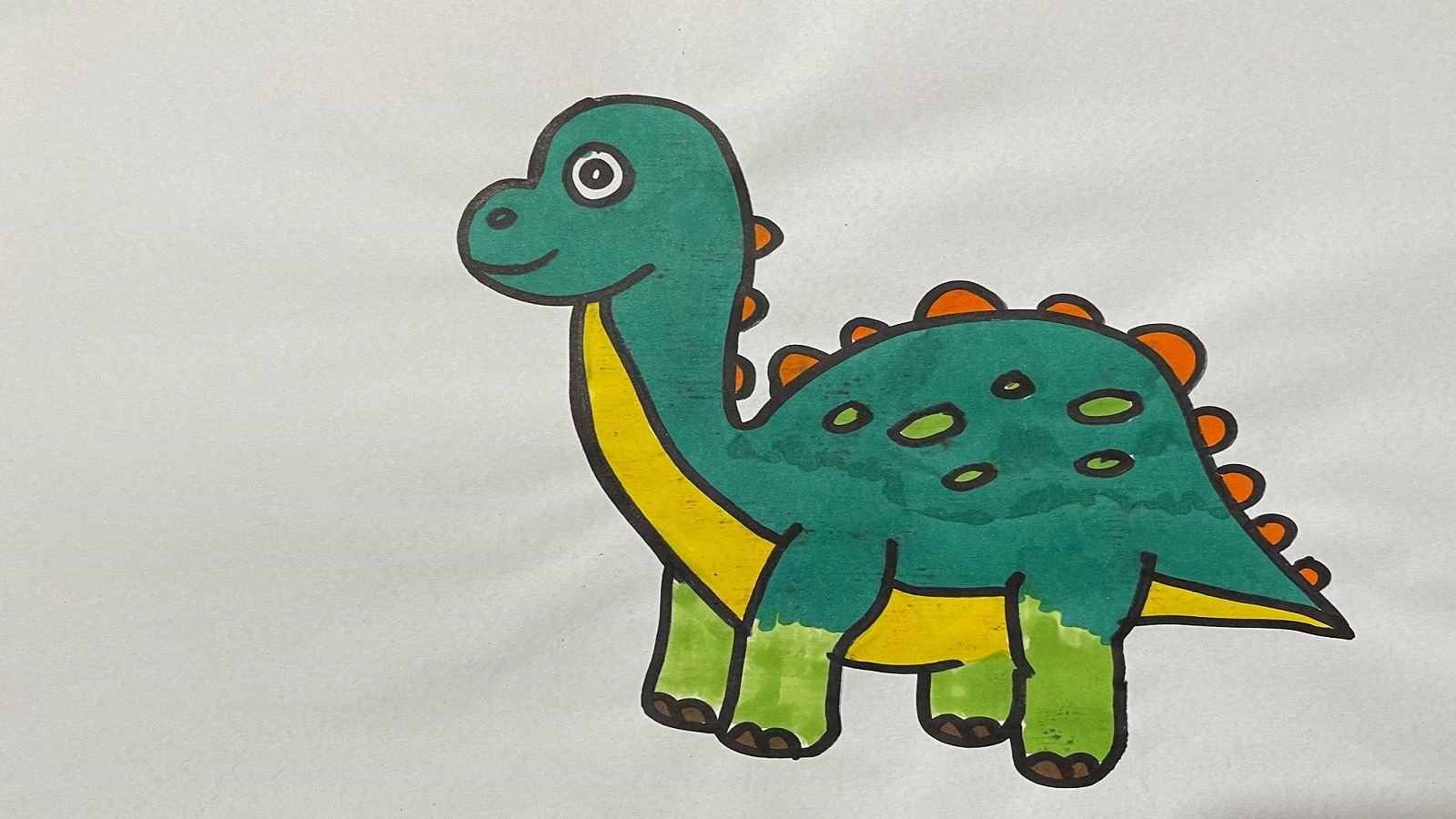 A drawing of a Dinosaur