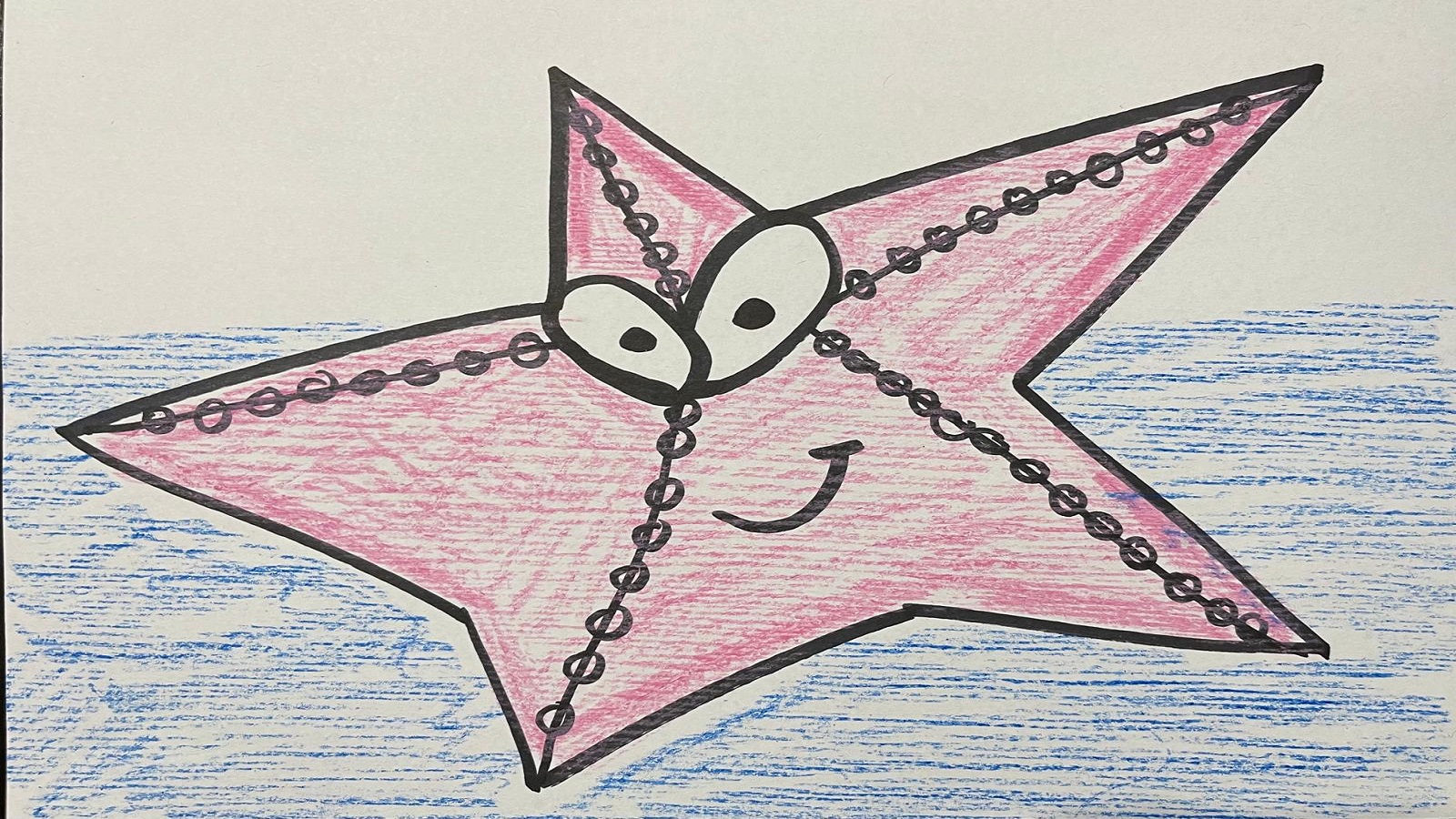 A drawing of a Starfish