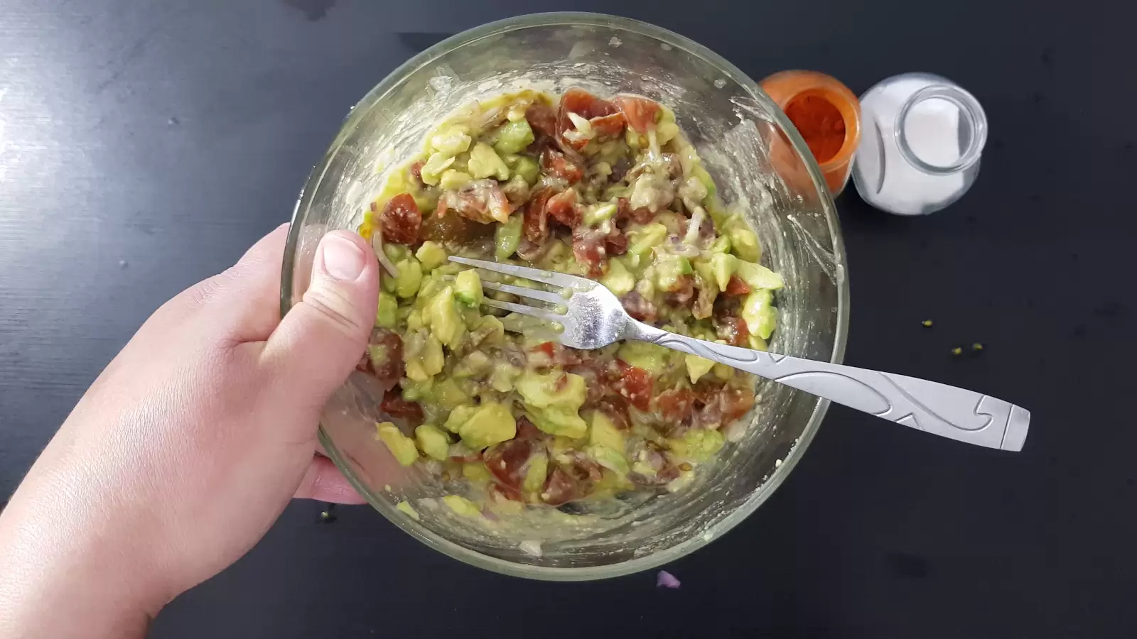 Homemade guacamole