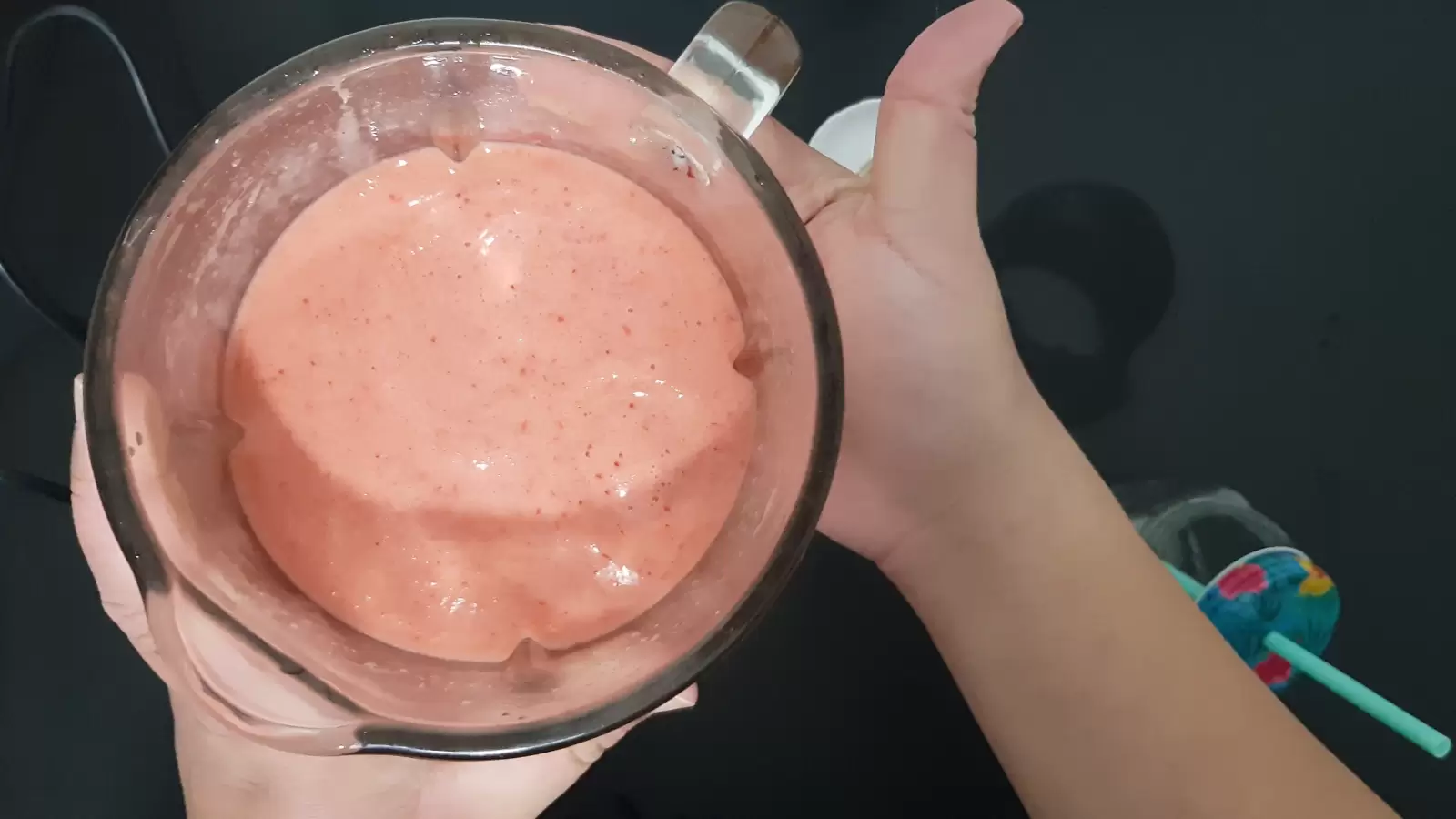 Smoothie in a blender