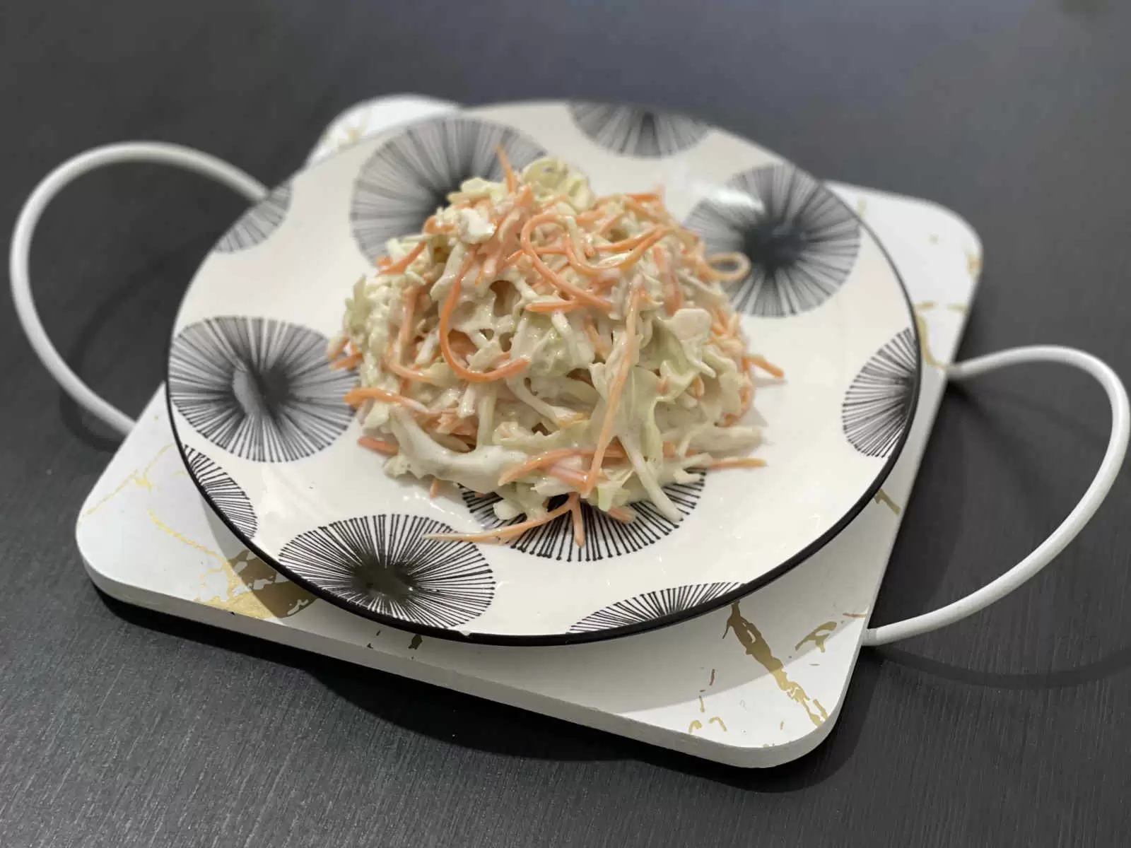 Tasty coleslaw salad