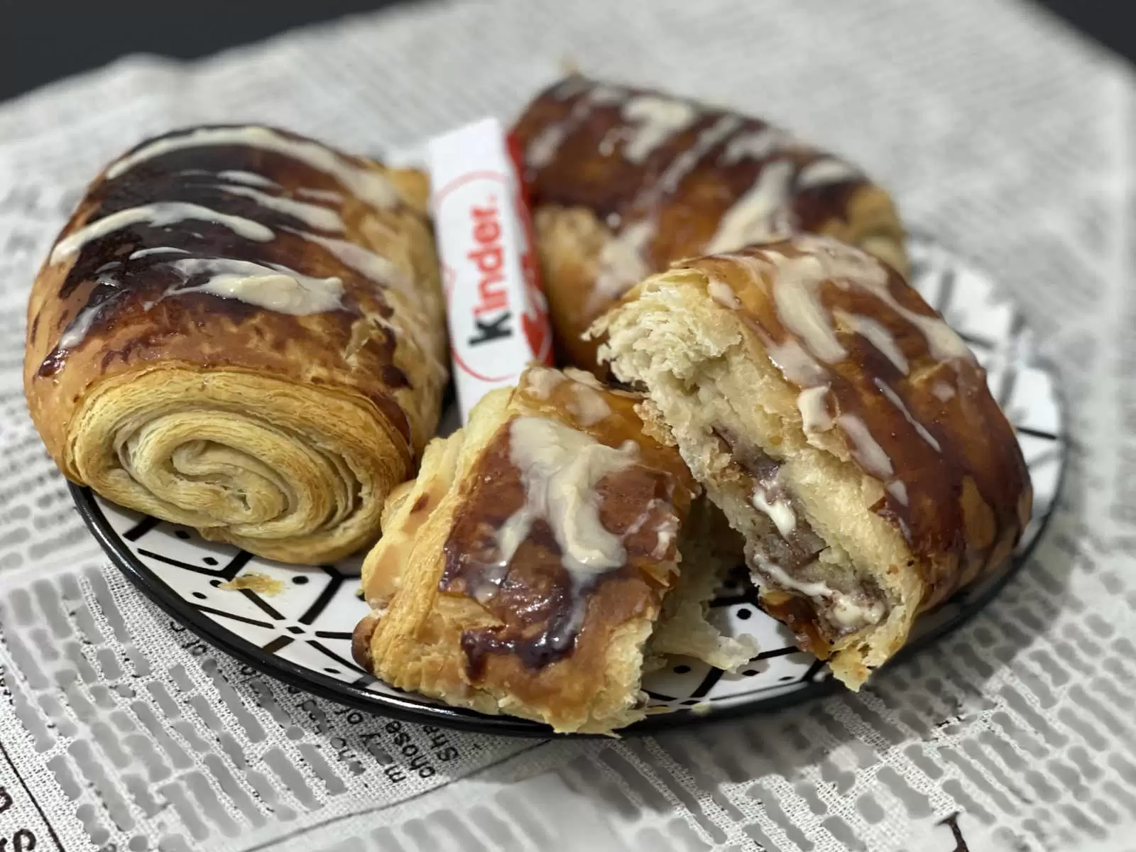 Tasty kinder bueno croissant