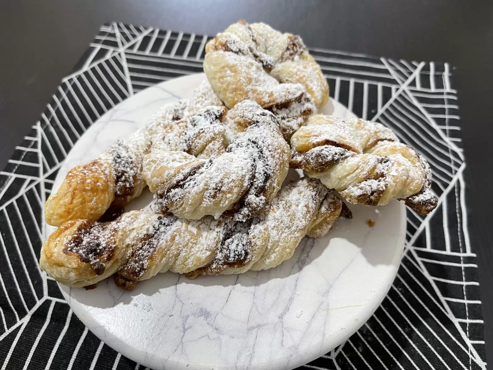 Tasty kinder bueno stuffed puff pastry