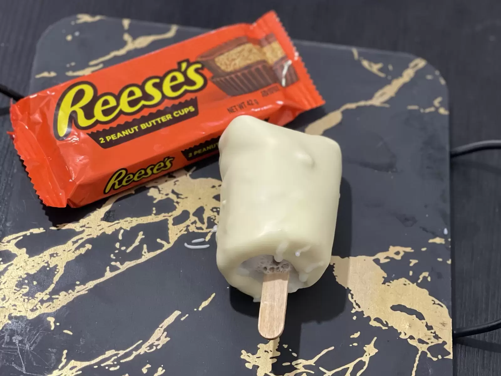 Tasty reeses ice cream